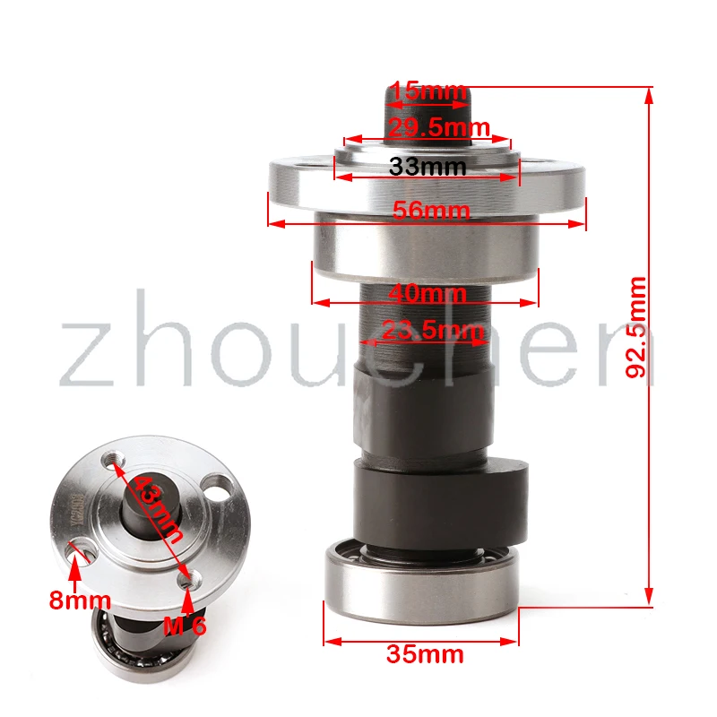 250cc Camshaft for Loncin Zongshen CB250 Air cooled Engine Kayo T4 MX4 M4 M5 CQR Pit bike motorcycle ATV