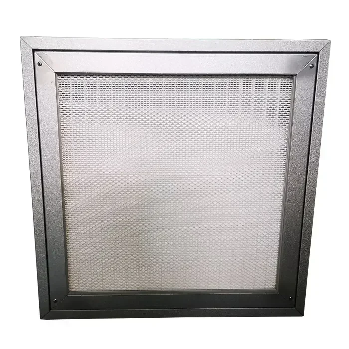 HEPA Terminal filters with laminar flow cabinet