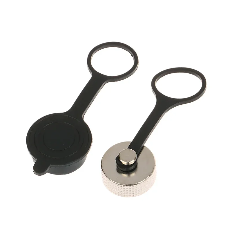Connector Plug Cover Waterproof Dust Rubber Metal Cap Circular Connector Protective Socket Sleeves