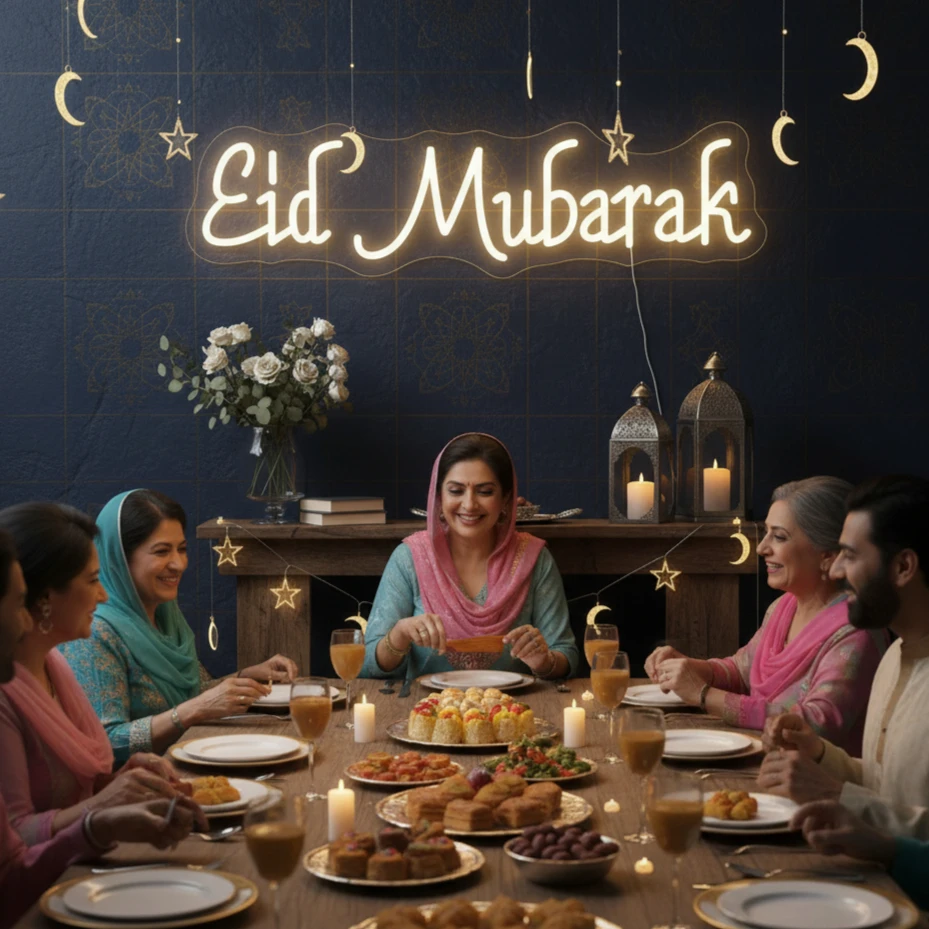 

Ramadan Decorations 2026 Eid Mubarak Neon Sign Ramadan Lights Soft Glow Holiday Islamic Party Decor Living Room Bedroom Wall Art