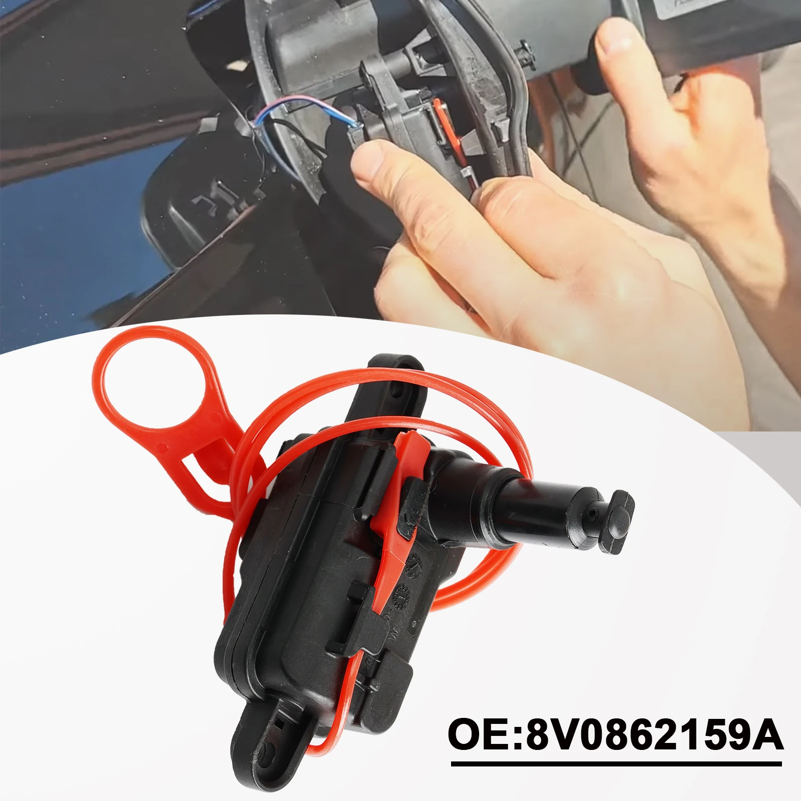 Motor do atuador de bloqueio de liberação da porta da aba de combustível para Seat Skoda VW ID.3 Tiguan Touran 2015-2019 2020 2021 2021 2023 2024 8V0862159A