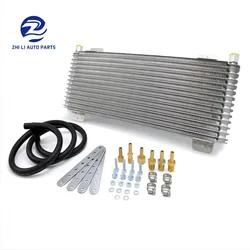 LPD47391 GM Transmission ATF Oil Cooler for Pickup Truck Tractor Modify Long Heavy Duty Traction