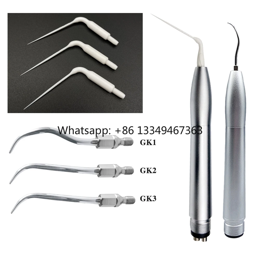 

Fast shipping Dental Ultrasonic Air Scaler Handpiece Pneumatic Air Scaler Metal Turbine 3 Years Teeth Cleaning Online Technical