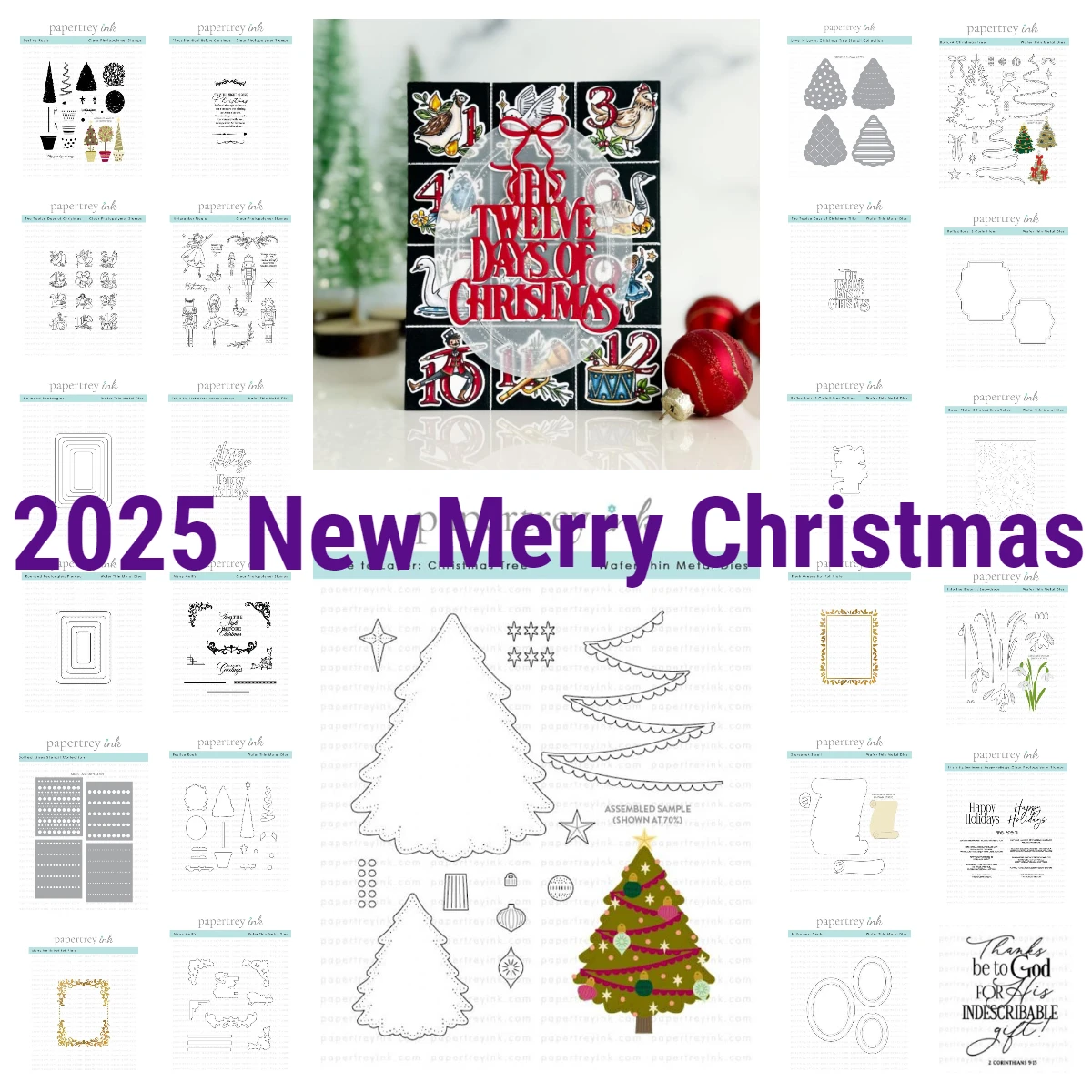 

2025 New Nutcracker Magic Happy Holidays Sentiment Stamps Dies Before Merry Christmas Title Dies DIY Scrapbooking Card Stencils
