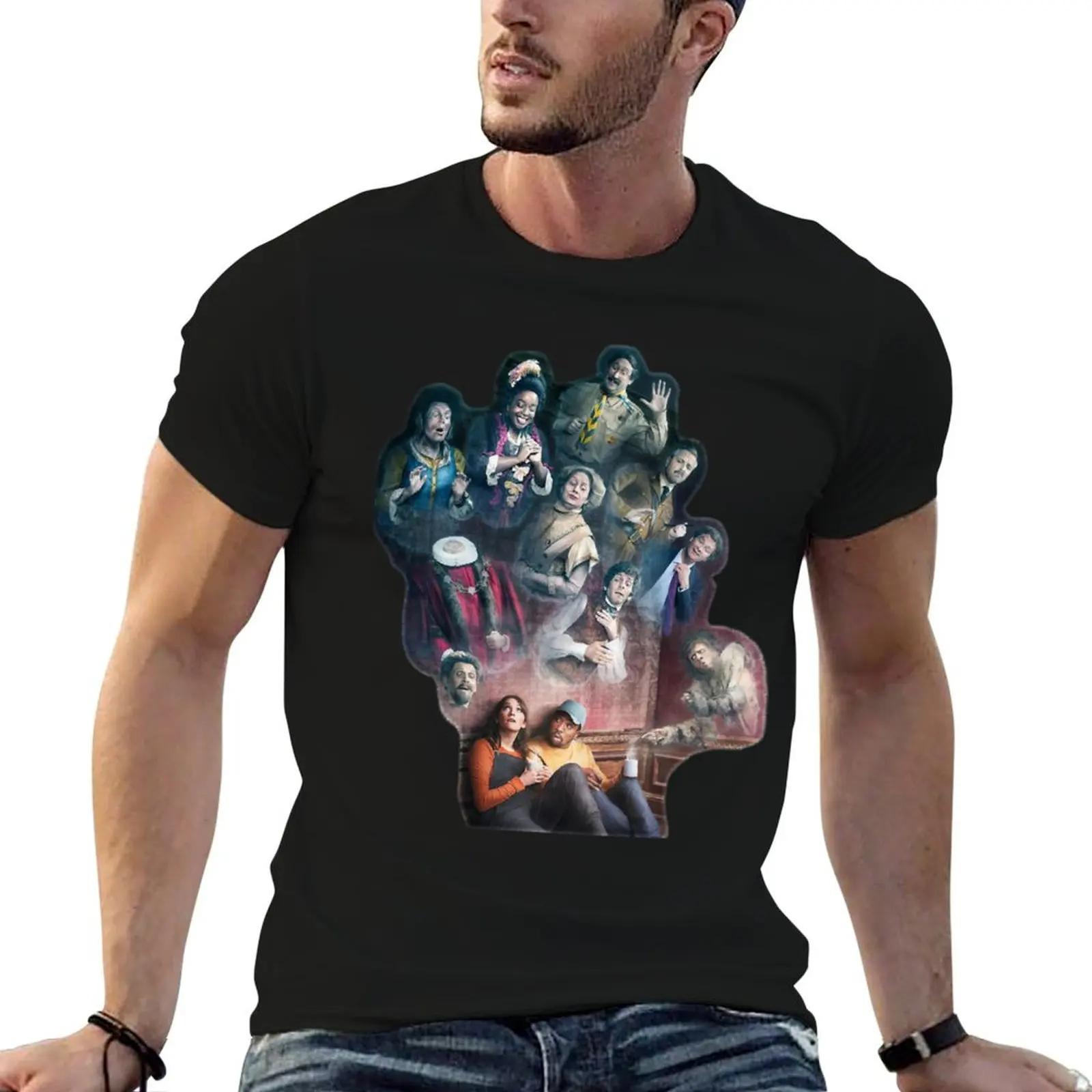 

Ghosts BBC T-Shirt printed t shirts for man man t shirts graphic t shirts for man pack white T-shirt