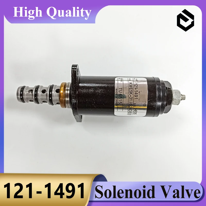 121-1491 Hydraulic Pump Solenoid Valve 1211491 KWE5K-31 G24DB30 for CAT 320B 320D 325B 325D 329D Excavator Parts