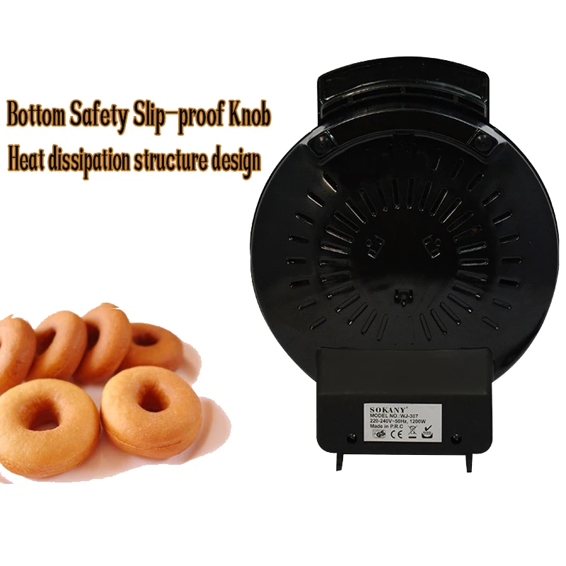 Donut Making Machine Eggs Cake Baking Breakfast Waffle Fast Shipping Electric Automatic Pancake Doughnut Maker