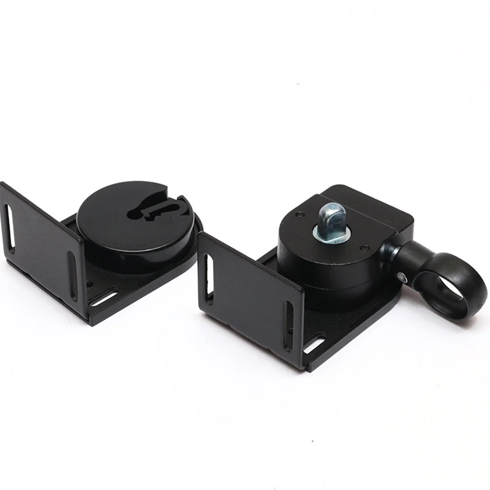 

Black Outdoor Roller Blinds Windproof Curtain Head End Cap Roller Blind Fixed Bracket Manual Lifting System Replacement Parts