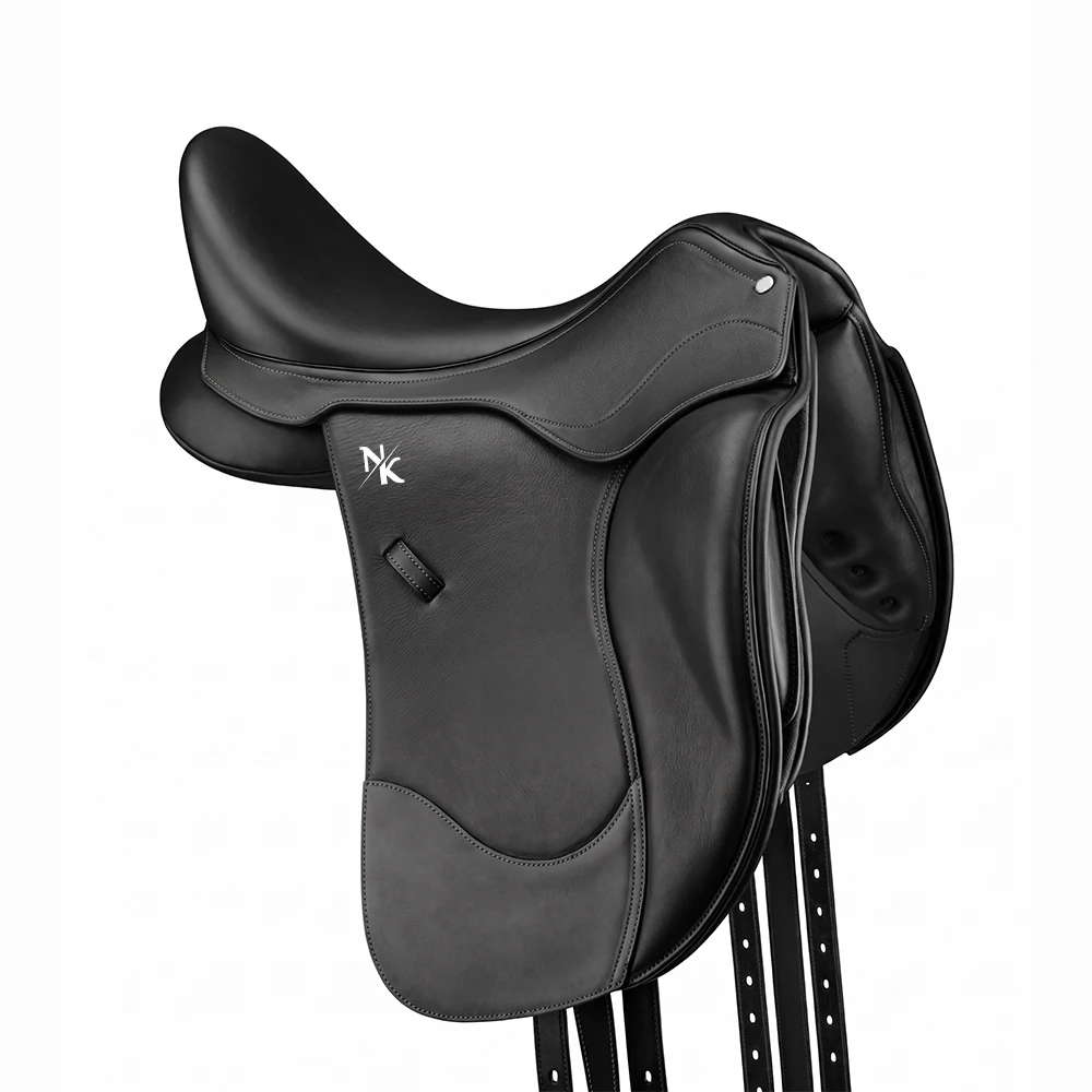 Lightweight Leather Saddle Comfortable and Durable Riding Gear British Saddle