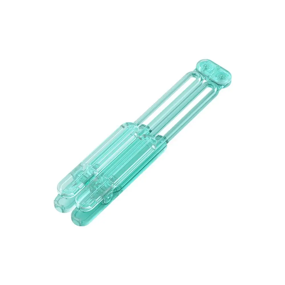 Plastic Book Page Holder Transparent Foldable Book Page Clip Page Pressing Sliding Adjustment Reading Book Clip
