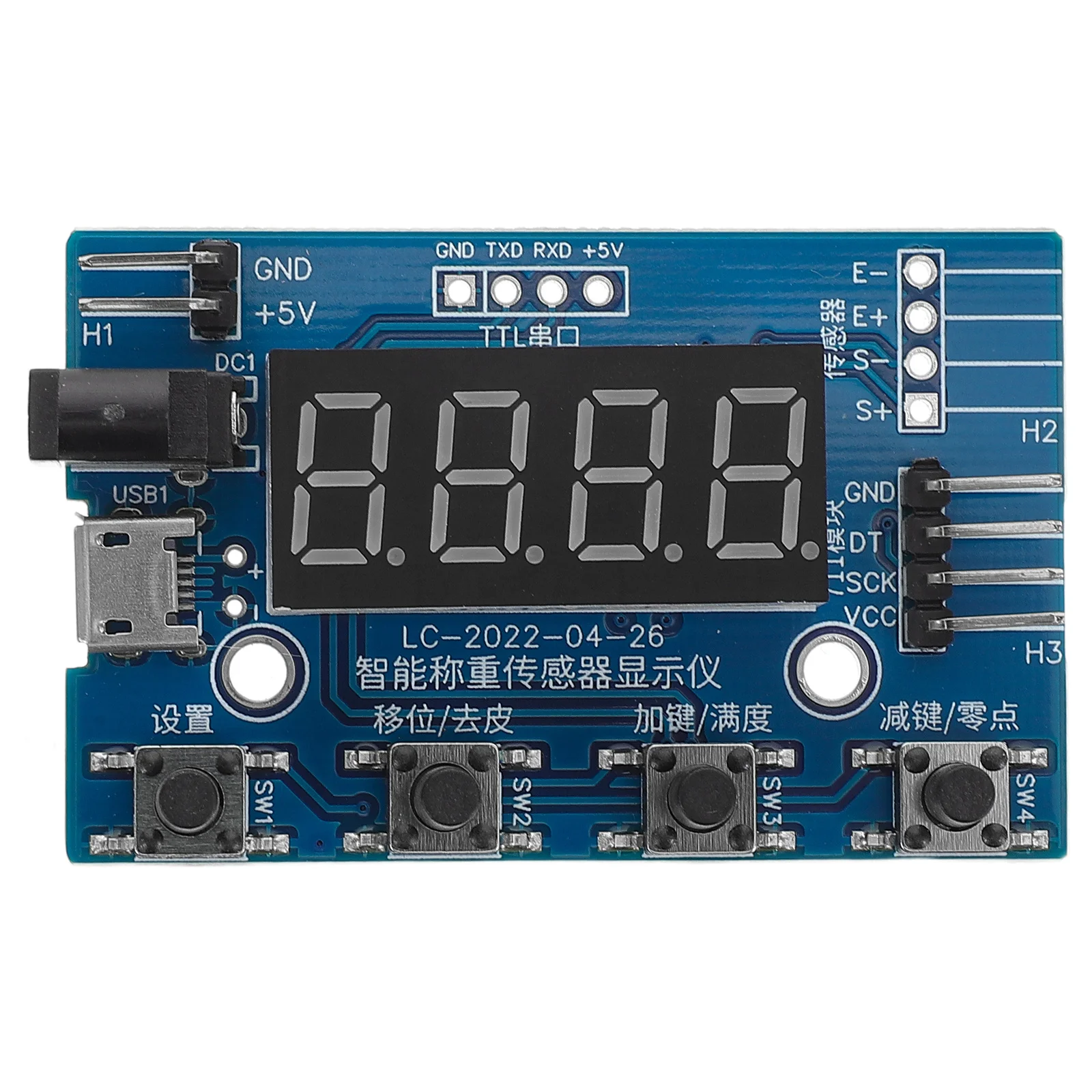 High Precision Weighing Pressure Sensor Digital Indicator Module for Electronic Scales Display Multifunctional Load