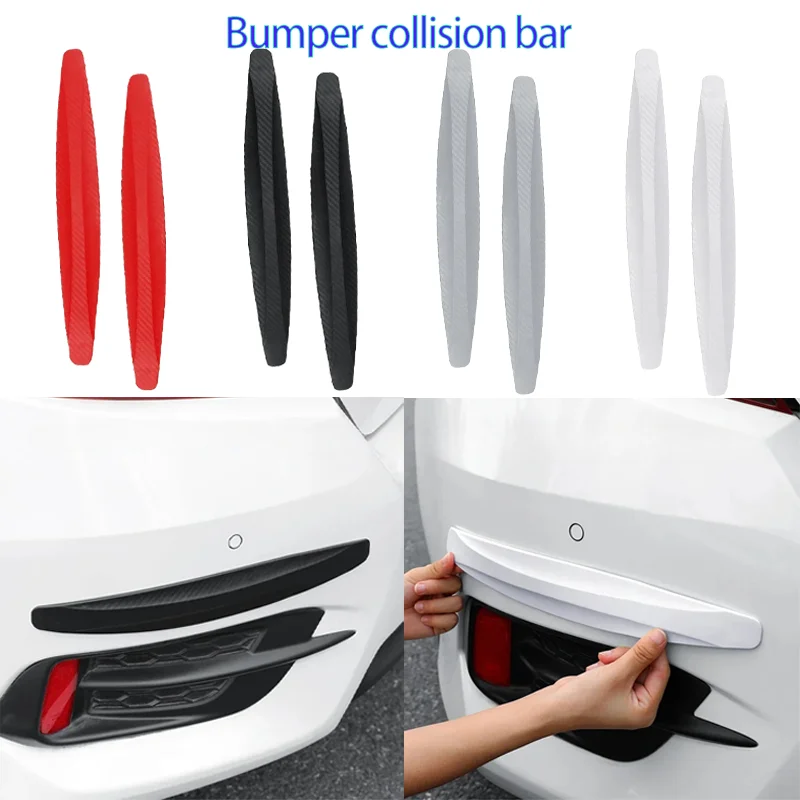 

Car Decorating Trim Car Door Protector Universal for Cars SUV Pickup Truck 2pcs Bumper Anti-Collision Strip, Anti-Scratch Strip,