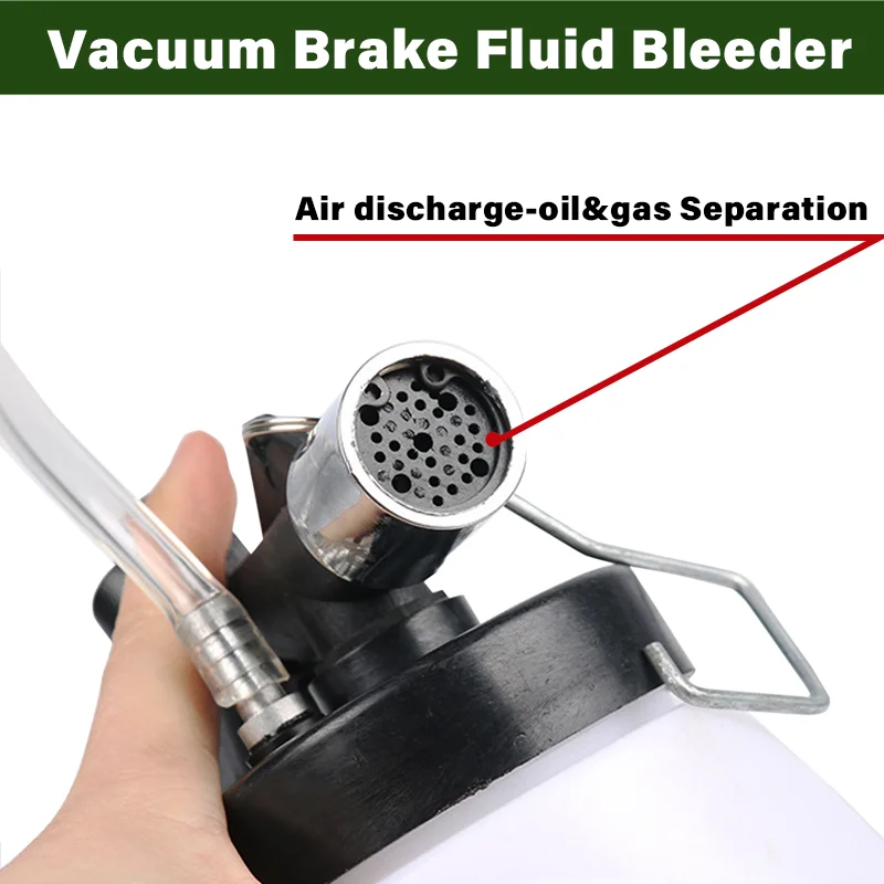 1L+0.75L Car Brake Bleeder Pump Bleeding Fluid Change Oil Kit Air Pneumatic Vacuum Tool Set Auto Repair Tools