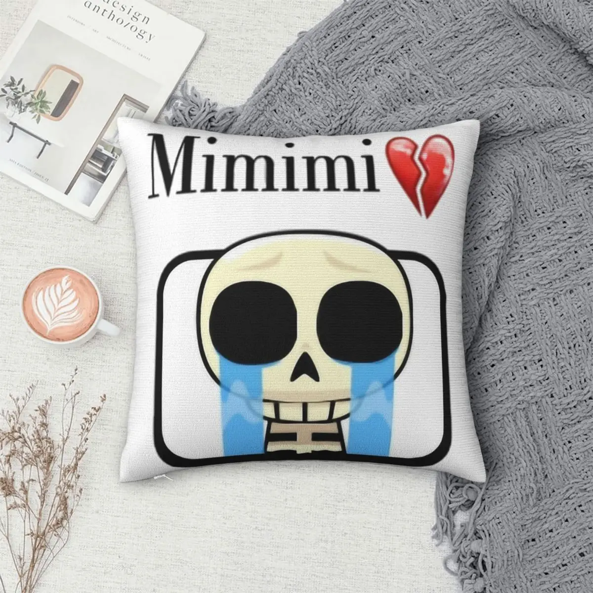 الصدام Royalees عفريت البكاء MeMeMe المخدة المنتج غطاء وسادة ناعمة وسادة تغطي أريكة الزينة مربع متعدد الحجم #6
