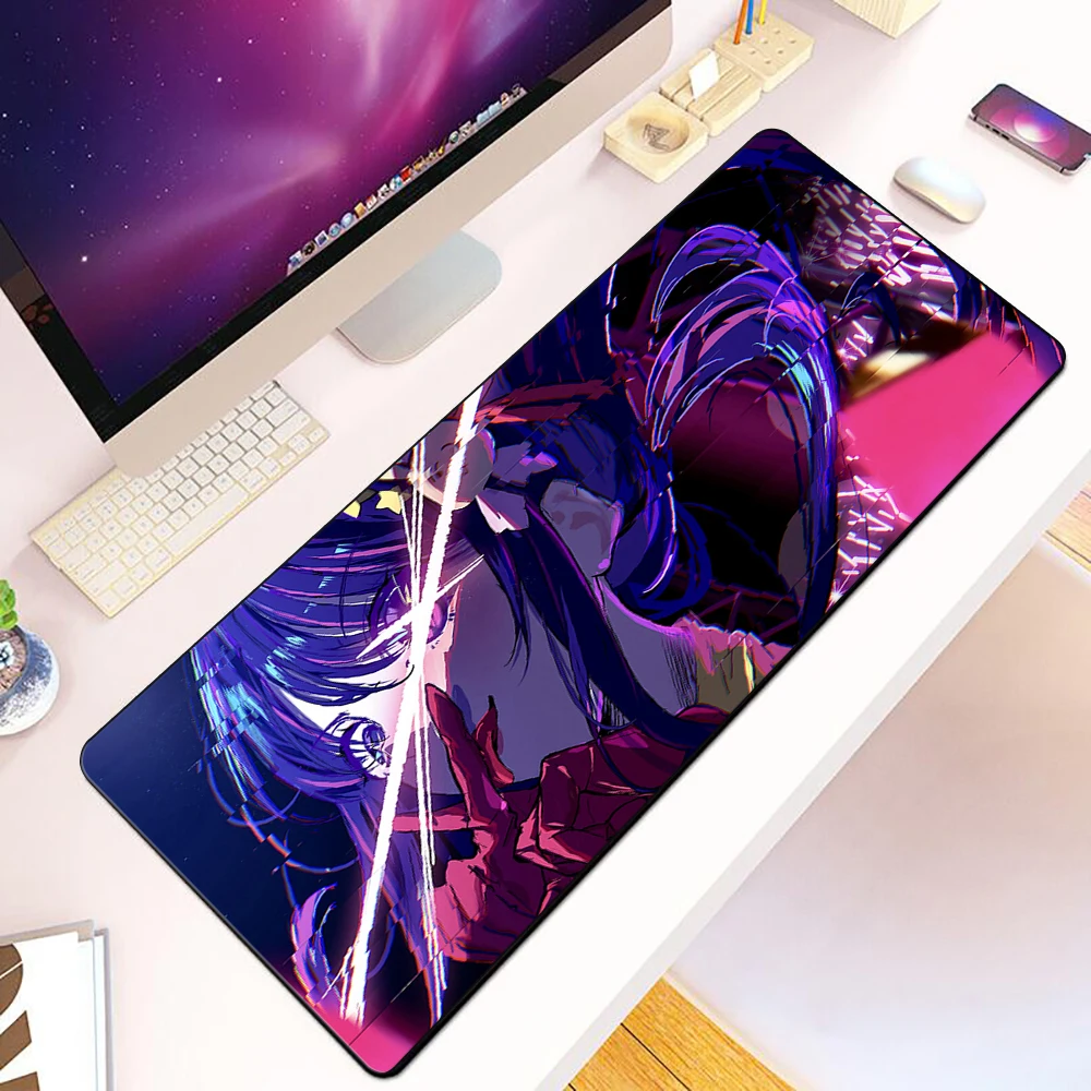 Anime Beautiful Girl Hoshino Mousepad HD Printing Computer Gamer Locking Edge Non-slip Mouse Pad XXL90x40cm Keyboard PC Desk Pad