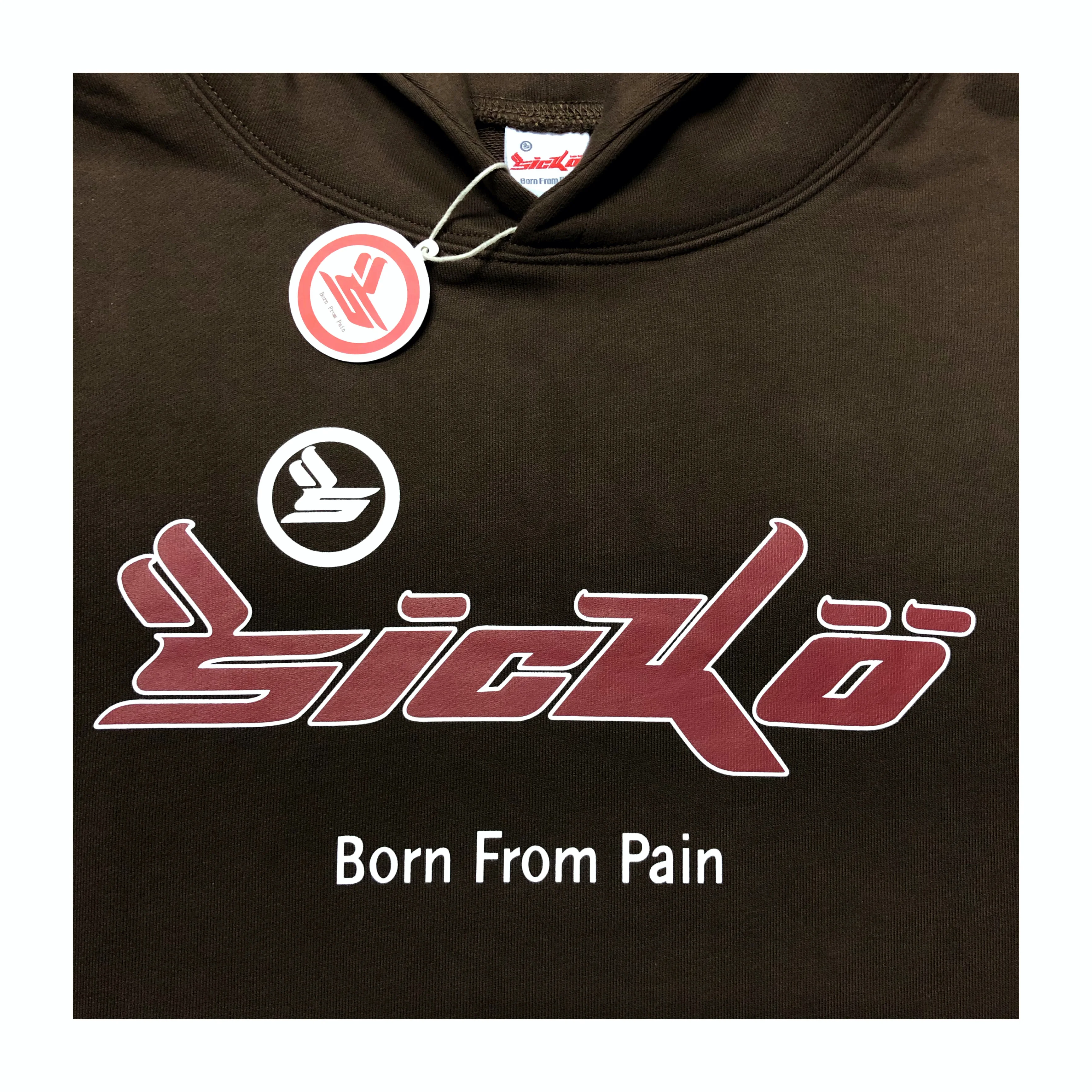 New Luxury 2022 Born From Pain IAN CONNOR Sicko Pullover Hoodies Hoody hooded Sweatshirts velvet Cotton Thick Fleece US R09