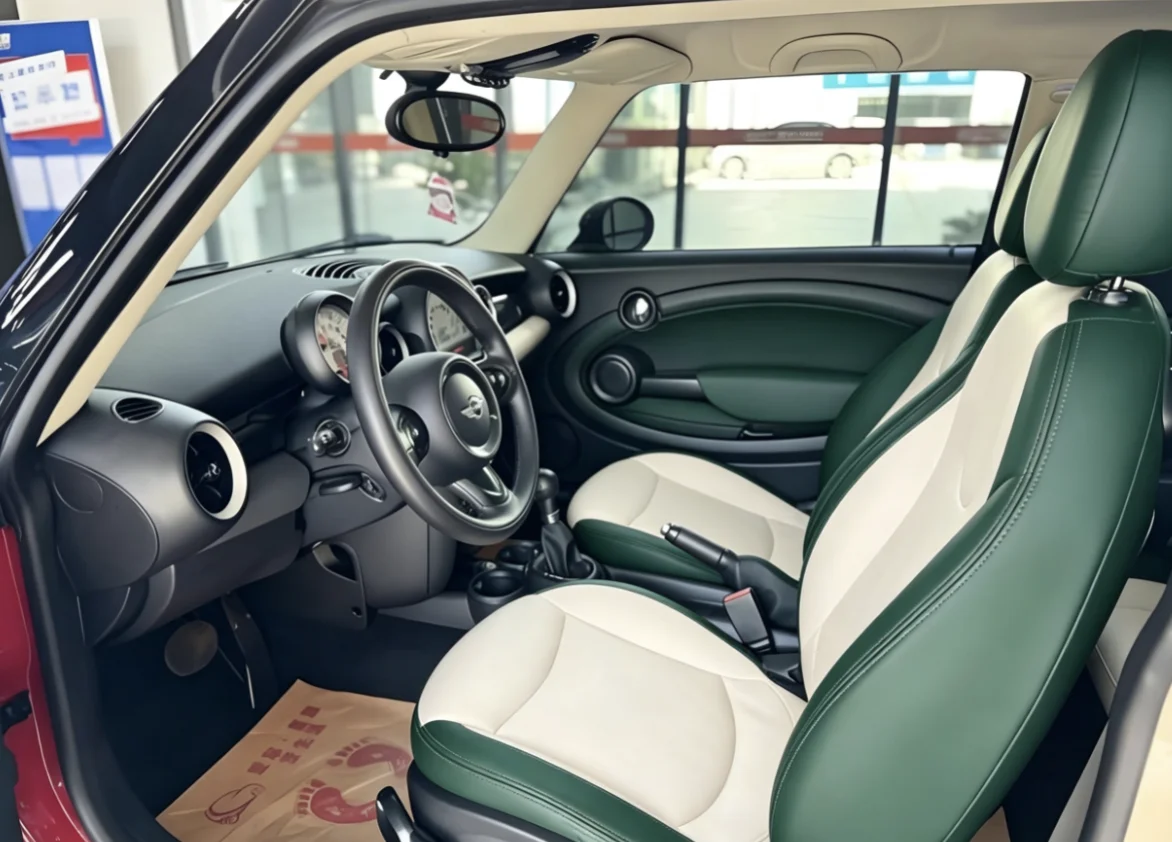 Für Mini One R56 Maßgefertigte Autositzbezüge Luxuriöses Nappaleder 100% Passgenau Innenausstattung Zubehör 360 ° Vollständige Abdeckung – Detail 4