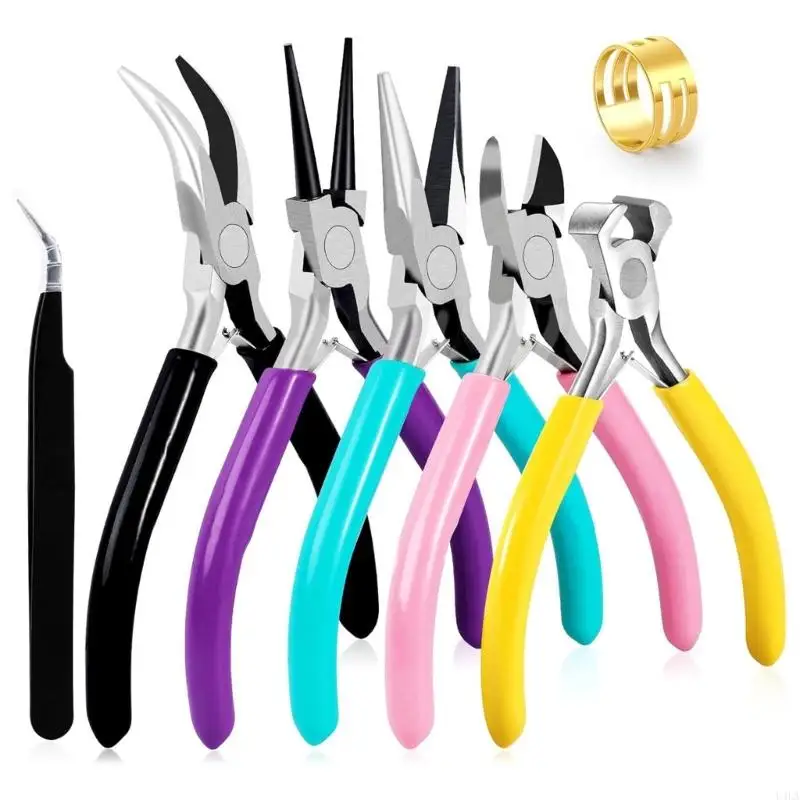 คีมเครื่องประดับแฟชั่น U4LA 4 แพ็คสำหรับช่างฝีมือและมือสมัครเล่นในการทำเครื่องประดับ