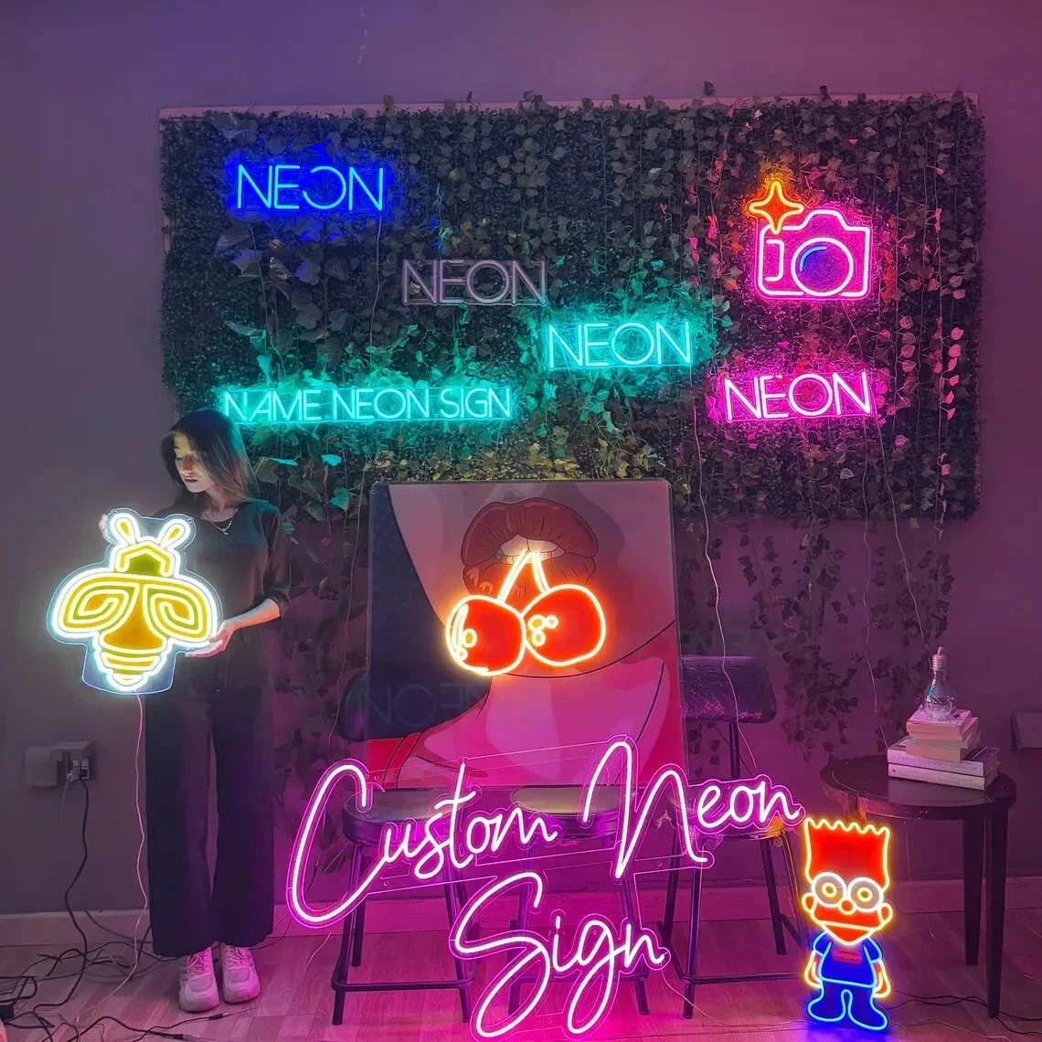 Enseigne néon personnalisée, l - Party Games Name avis et prix