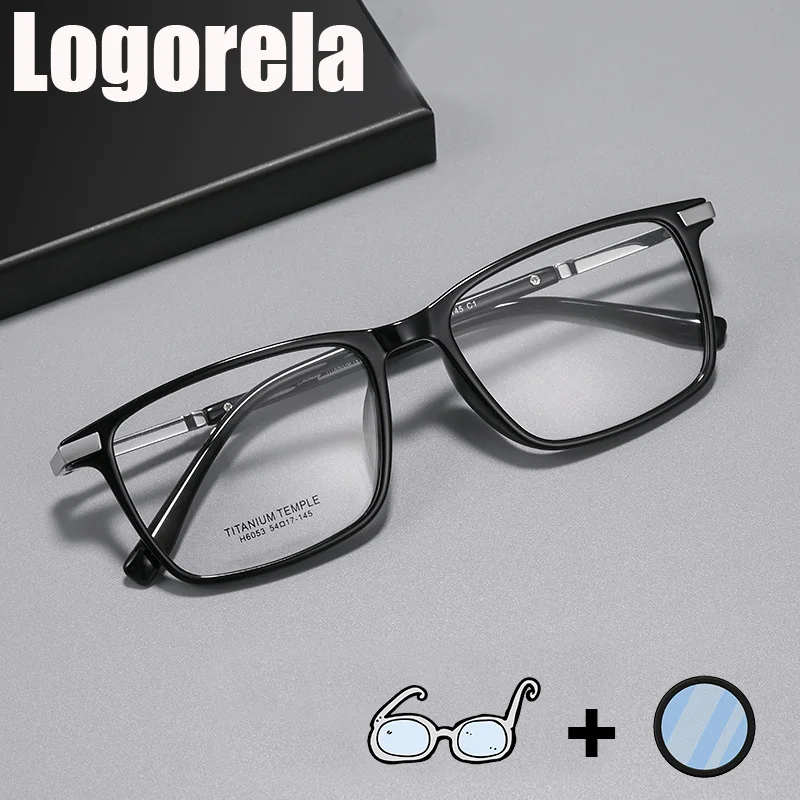 

Logorela 6053 Titanium Glasses Frame Women Men Prescription Eyeglasses Vintage Round Spectacles Myopia Optical Frames Eyewear