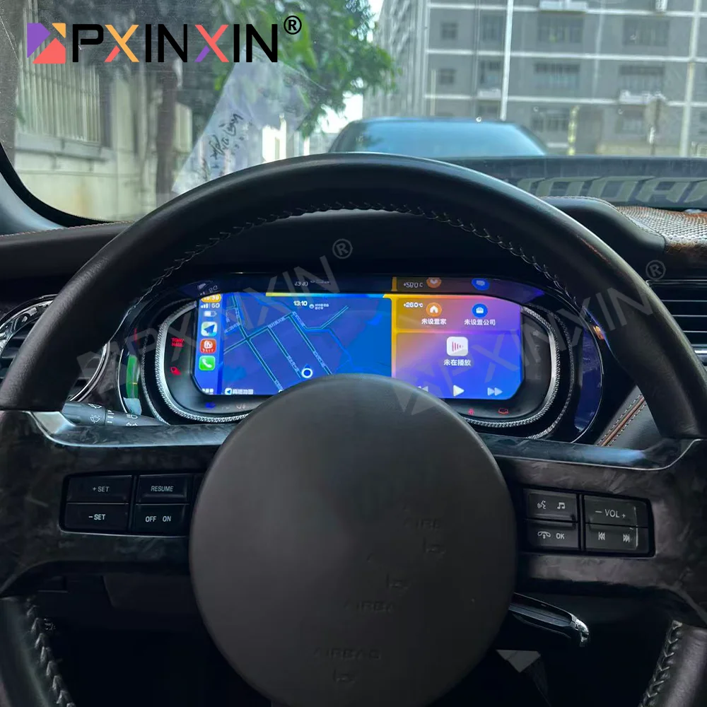 

Цифровая приборная панель для Ford Mustang Shelby GT 500 2006-2016: спидометр, CarPlay, навигация, ЖК-дисплей, головное устройство