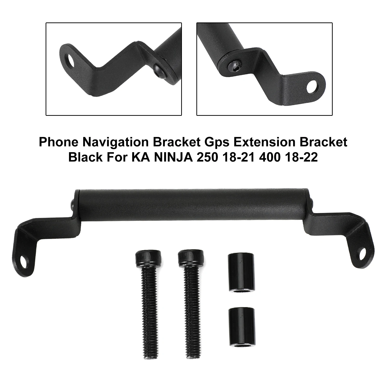 Areyourshop Phone Navigation Bracket Gps Extension Bracket For Kawasaki Ninja 250 2018-2021 400