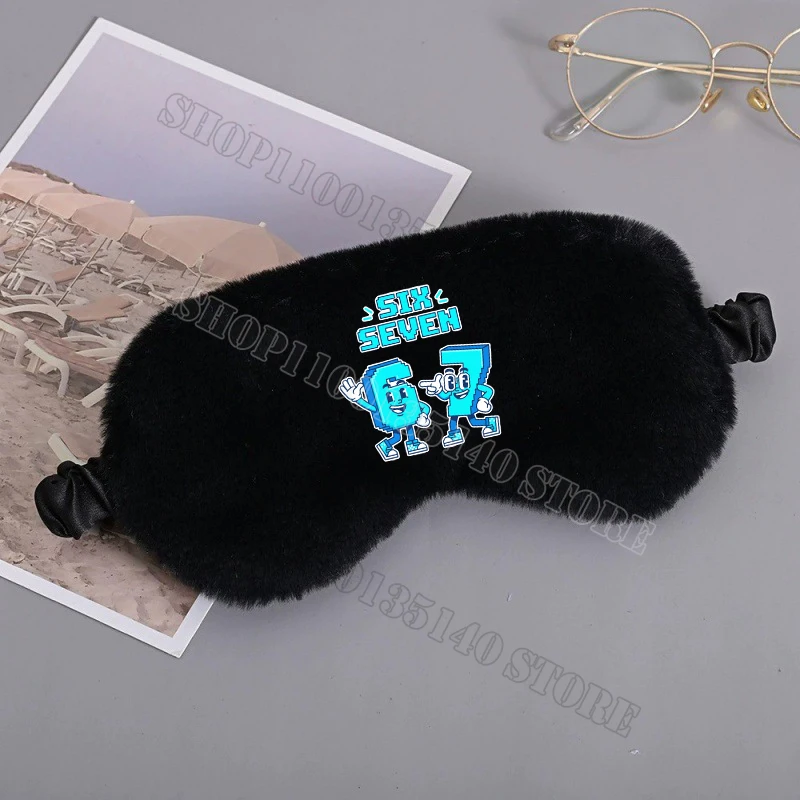 Steal A Brainrot Blindfold Sleep Eye Mask 67 Six Seven Light Proof Night To Sleep Eye Covering Soft Cool Eyeshade Men Women Gift - view 5