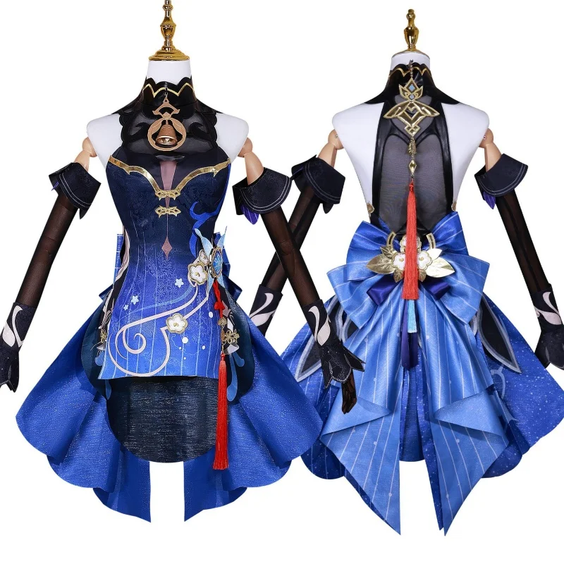 Ganyu New Outfit Skin  Cosplay Costume Twilight Blossom Gan Yu Full Set Wig Liyue Lantern Rite