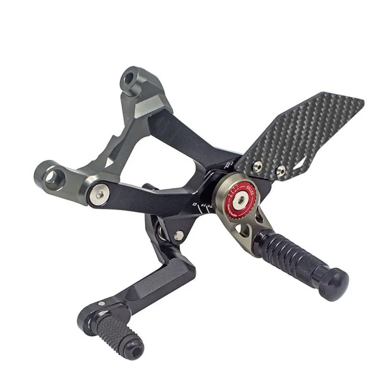 For Ducati Street Fighter V4 2018-2024 PANIGALE V4S V4 V4R V4  Motorcycle whole CNC & Carbon fiber Racing Rearset