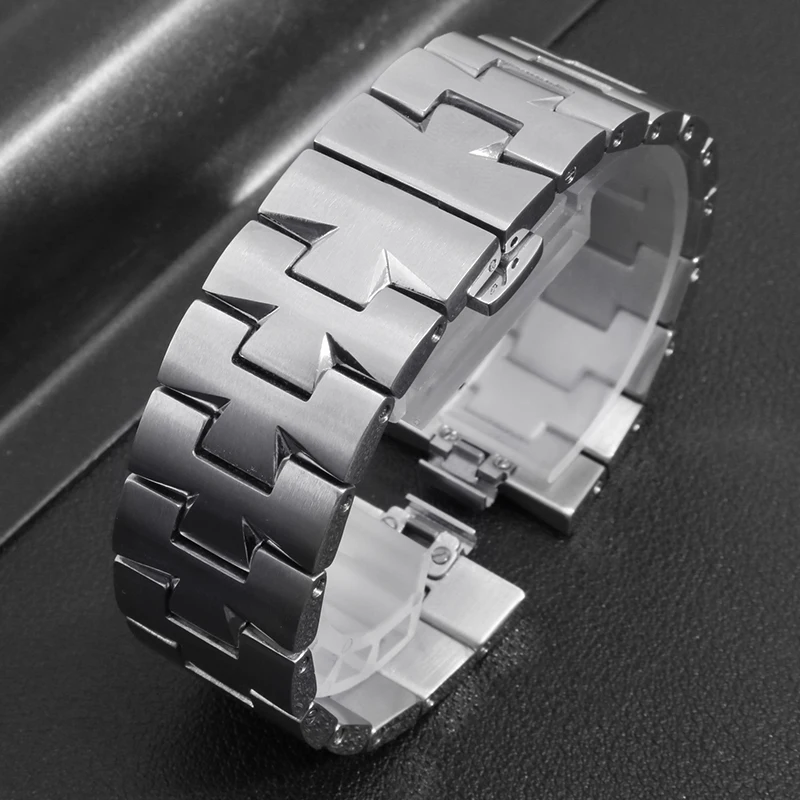 Quick Release Stainless Steel Watch Strap Substitute VC 4500V 5500V 7900 Series Convex Interface Refined Steel Satch Strap