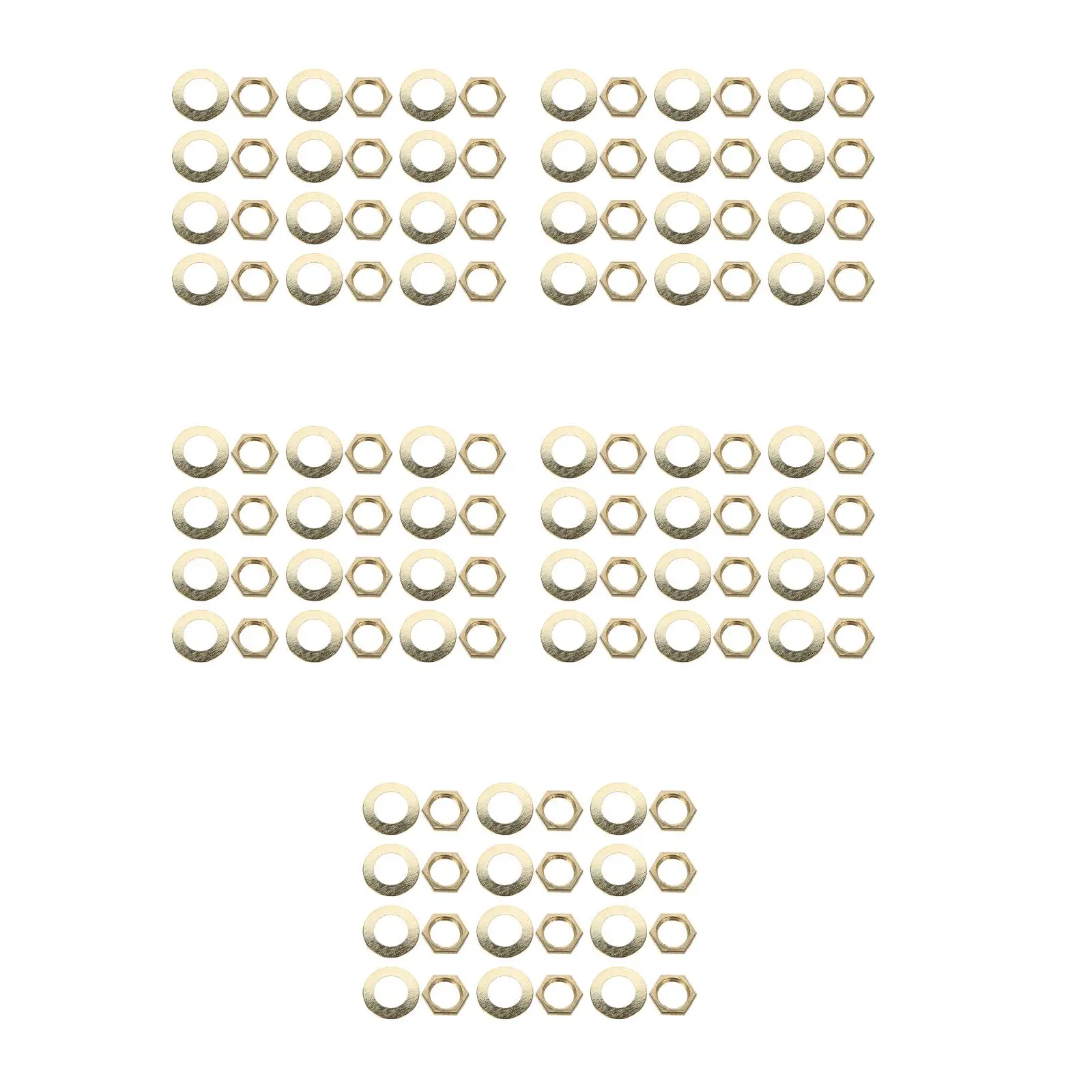 

5pcs 5 Sets Clock Mechanism Replacement Kit Repair Accessory Accessories Parts Making Movement Washer