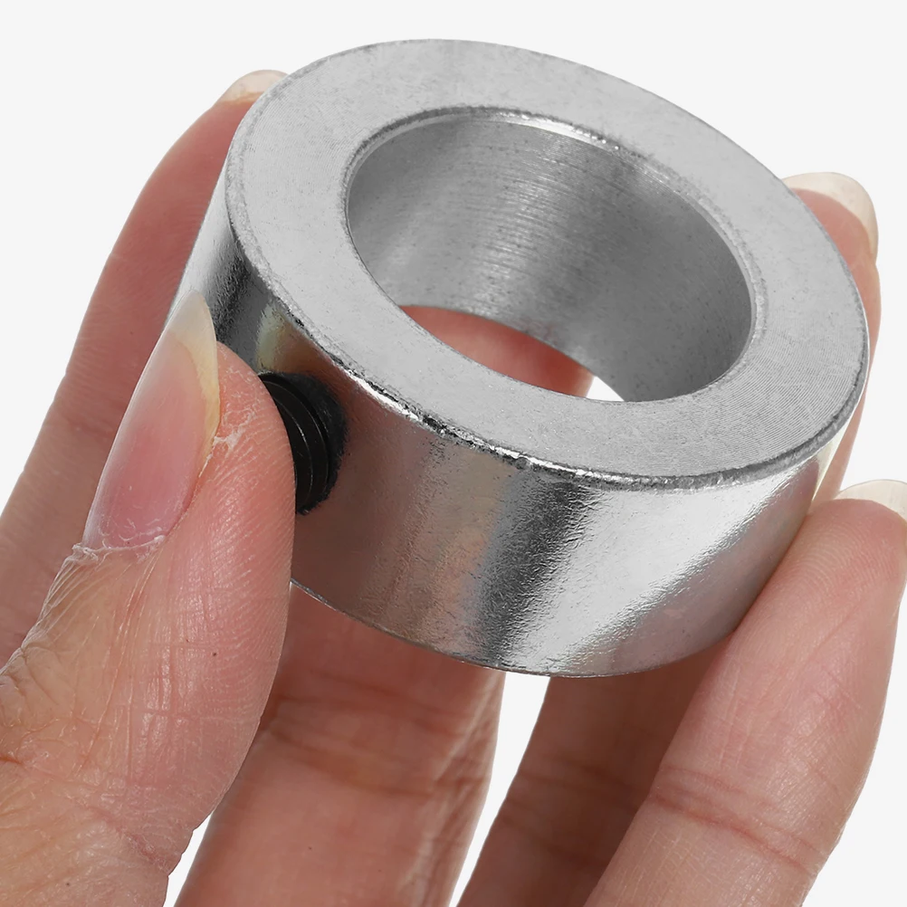 

4Pcs Galvanized Carbon Steel Shaft Collars Thickened Retaining Rings For Transmission Components Automotive Axles