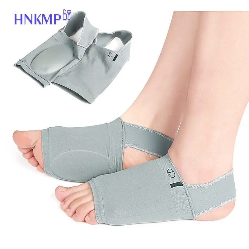 1Pair Arch Support Sleeves Plantar Fasciitis Heel Spurs Strap Foot Care Flat Feet Relieve Pain Sleeve Socks Orthotic Insoles Pad