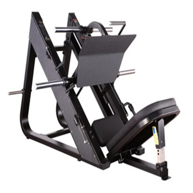 Equipamento comercial de ginástica para treinamento de força, prensa linear para pernas, inclinação de 45 graus, máquina de prensa para pernas