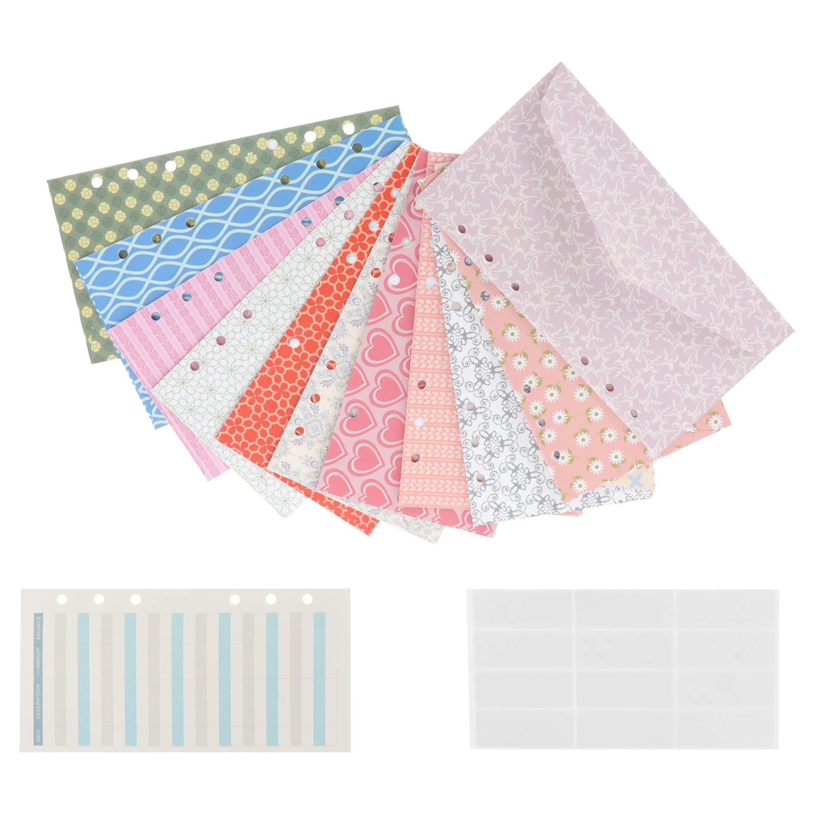 1Set for Personal Finance Management Cash with Tracking Sheets Portable Money Organization Tool