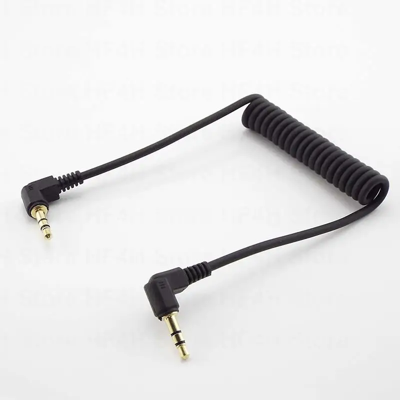 Wtyczka do kabla Audio kąt prosty 90 stopni 3.5mm Aux M/ M kabel do mobilnego samochodu linia MP4 odtwarzacz przewód AUX kabel