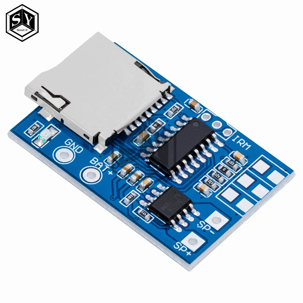 1PCS 5V  GPD2846A TF Card MP3 Decoder Board 2W Amplifier Module for Arduino GM Power Supply Module