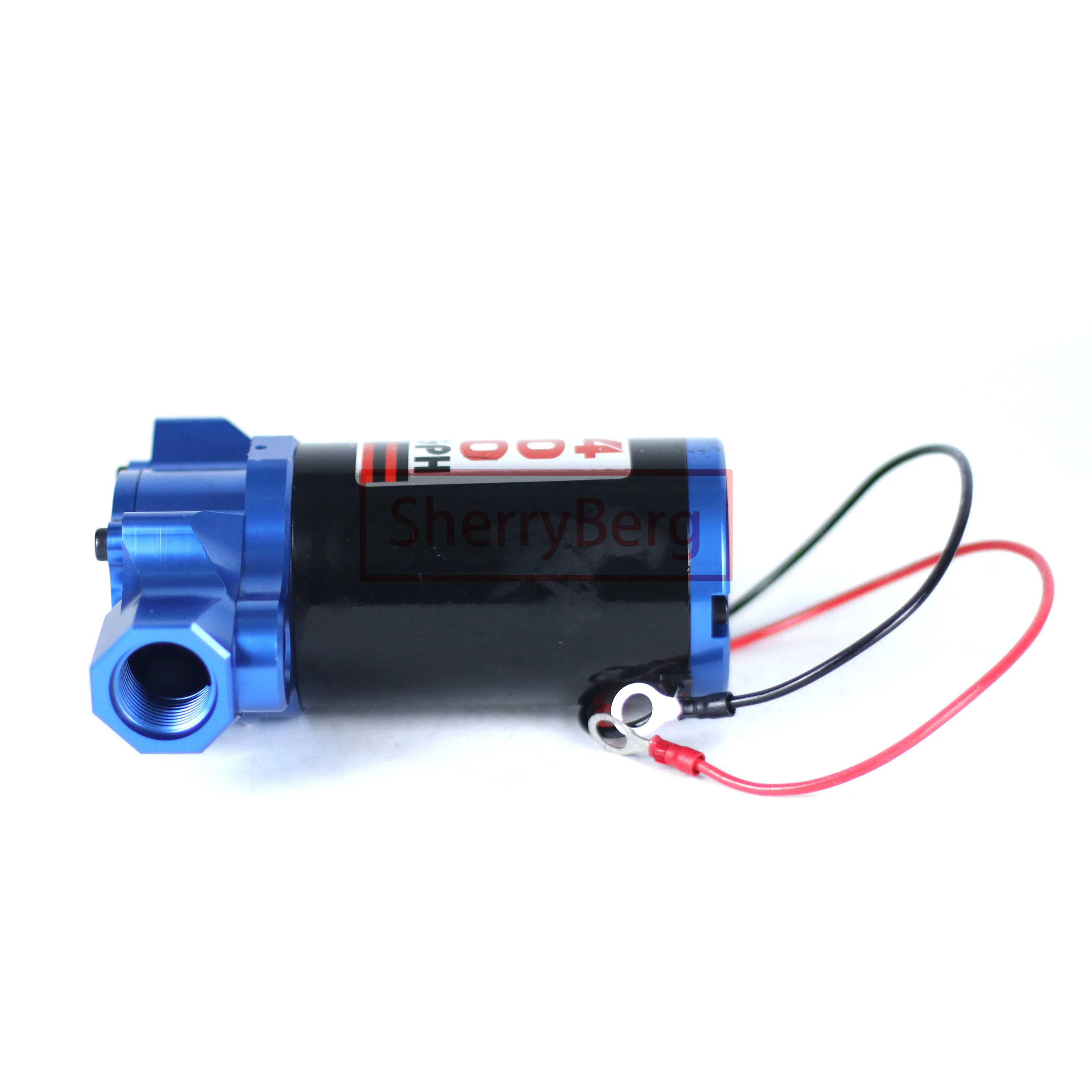 SherryBerg Universal New Engines Electrical Billet 400GPH 400 GPH Electric Fuel Gas Alcohol Pump Street Racing Blue Color Finish