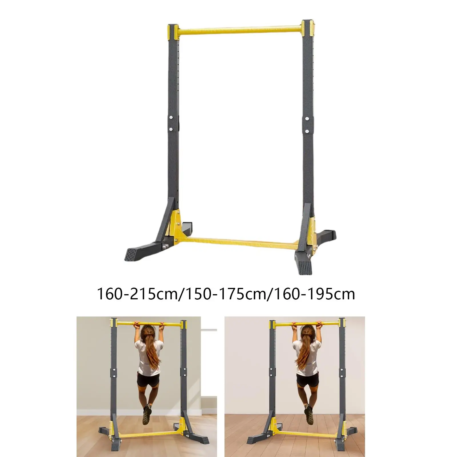 Pull up Station Strength Training Thicken Steel Height Adjustable Multi Function with Widen Base Power Tower for Outdoor Fitness