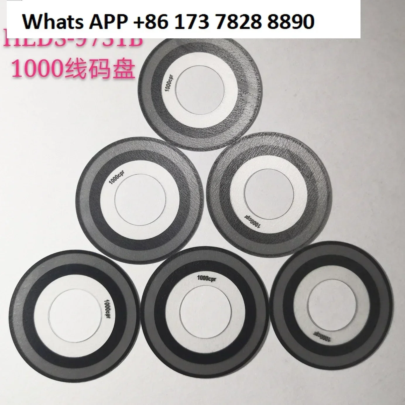 2PCS 500/1000 Line Film Code Disc 9731B 9100B Raster