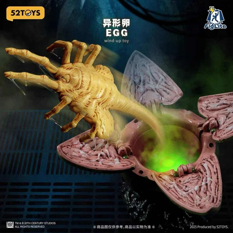 

In Stock 52toys Beast Machines Lightning Dance Alien Egg Facehugger Figure Crawling Hand-Made Model Ornaments Boy Toys