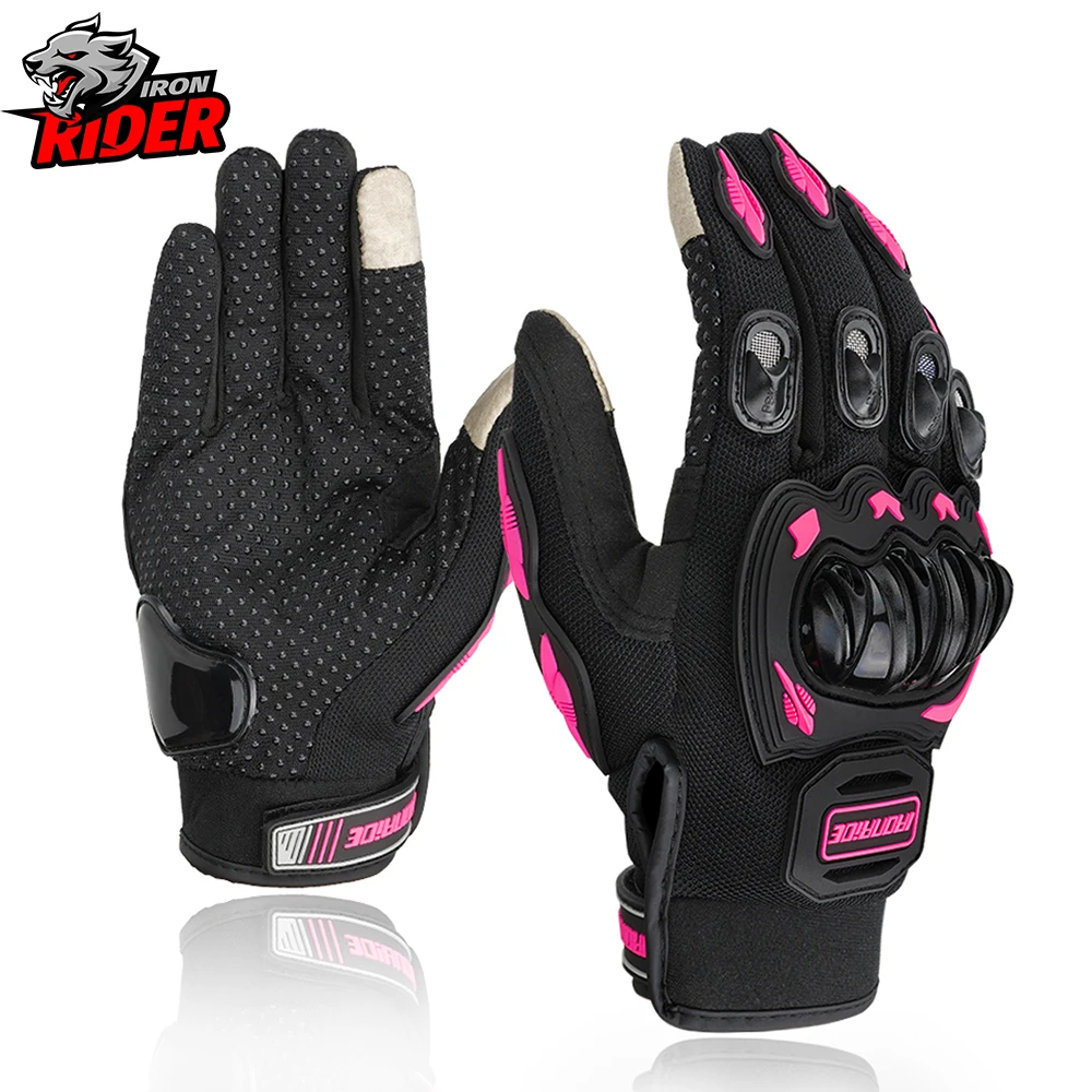 Summer Motorcycle Gloves Anti Fall Touch Screen Full Finger Gloves Outdoor Riding Gloves Motorcycle Riding Equipment