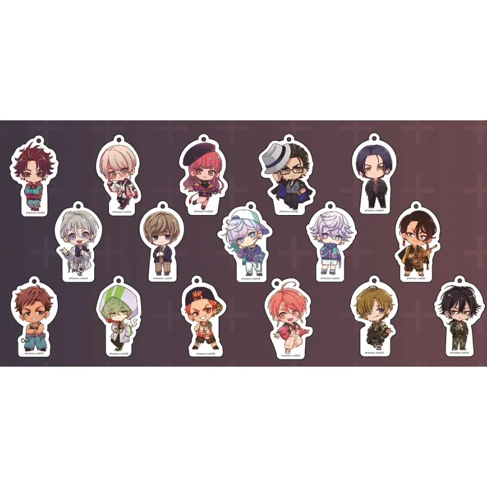 Game Suzaku Allen Sugasano Yeon Hajun Anne Faulkner Yohei Kanbayashi Keychain Doll Anime Acrylic Keyring Pendant for Gift