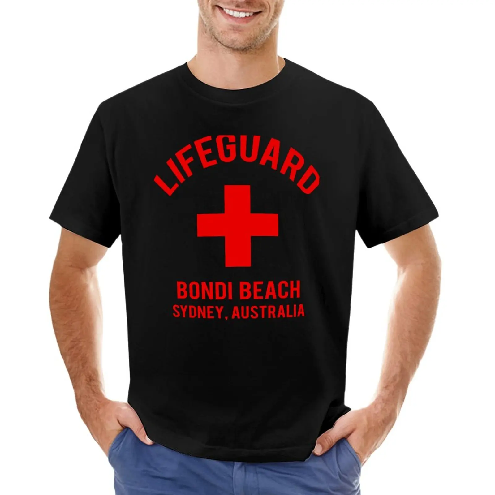 Lifeguard, Life guarding Bondi Beach Sydney, Australia, Coast Guard, Beach , Baywatch T-Shirt