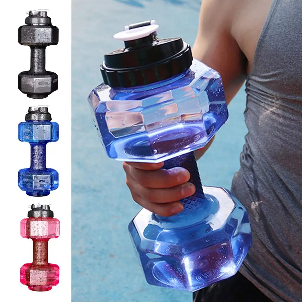 Portable Dumbbell Kettle Dumbbell Water Bottle Portable Dumbbell Sports Water Bottle for Arm Strength Training Home for Workout