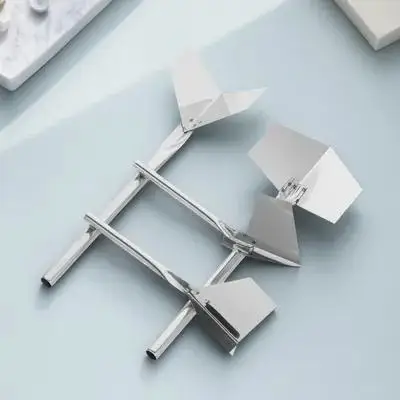 4pcs Stainless Steel Corner Trowel Drywall Finishing Tool Set for Interior Exterior Plastering with Concave Convex