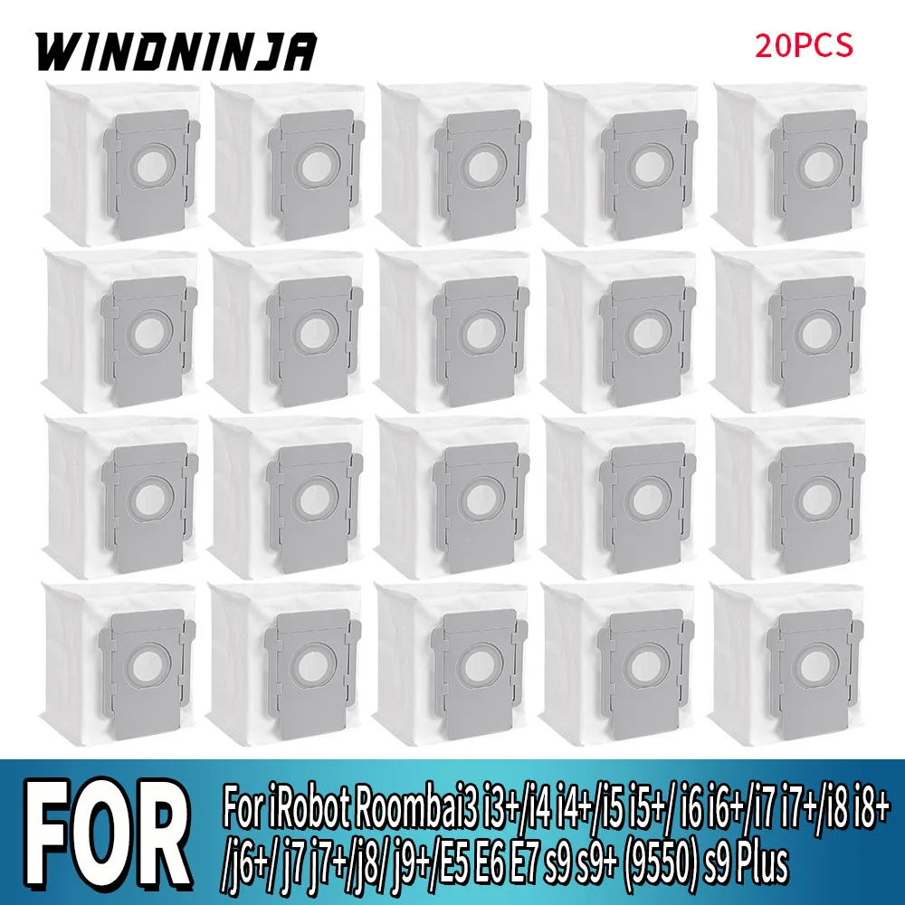 Durable Dust Bags For iRobot Roomba i7 i7+ j7 j7+ E5 E6 E7 S9 S9+ i3 i3+ i4 i4+ i5 i6 i6+ i8 i8+ Robot Vacuum Cleaner Bags Parts