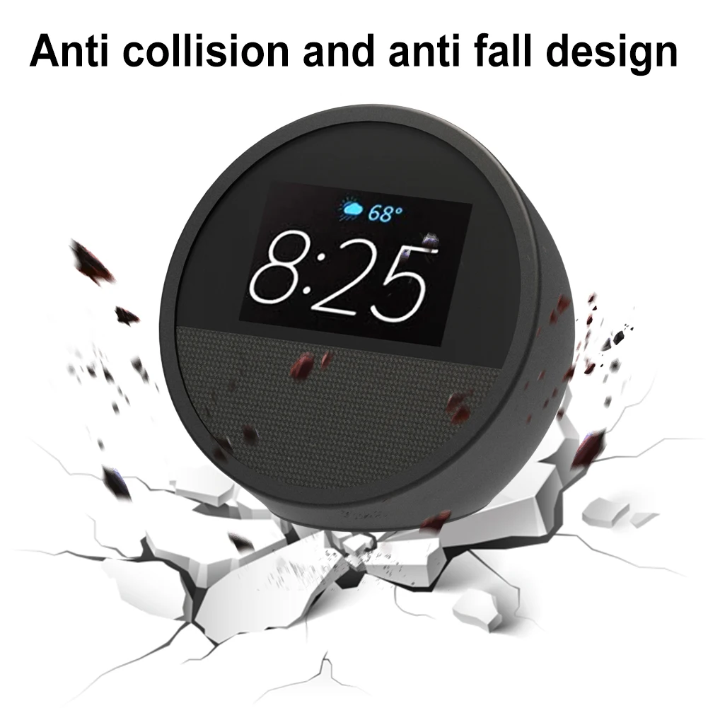 Silicone Protective Case Anti Scratch Silicone Protective Sleeve Drop Protection Cover for Echo Spot