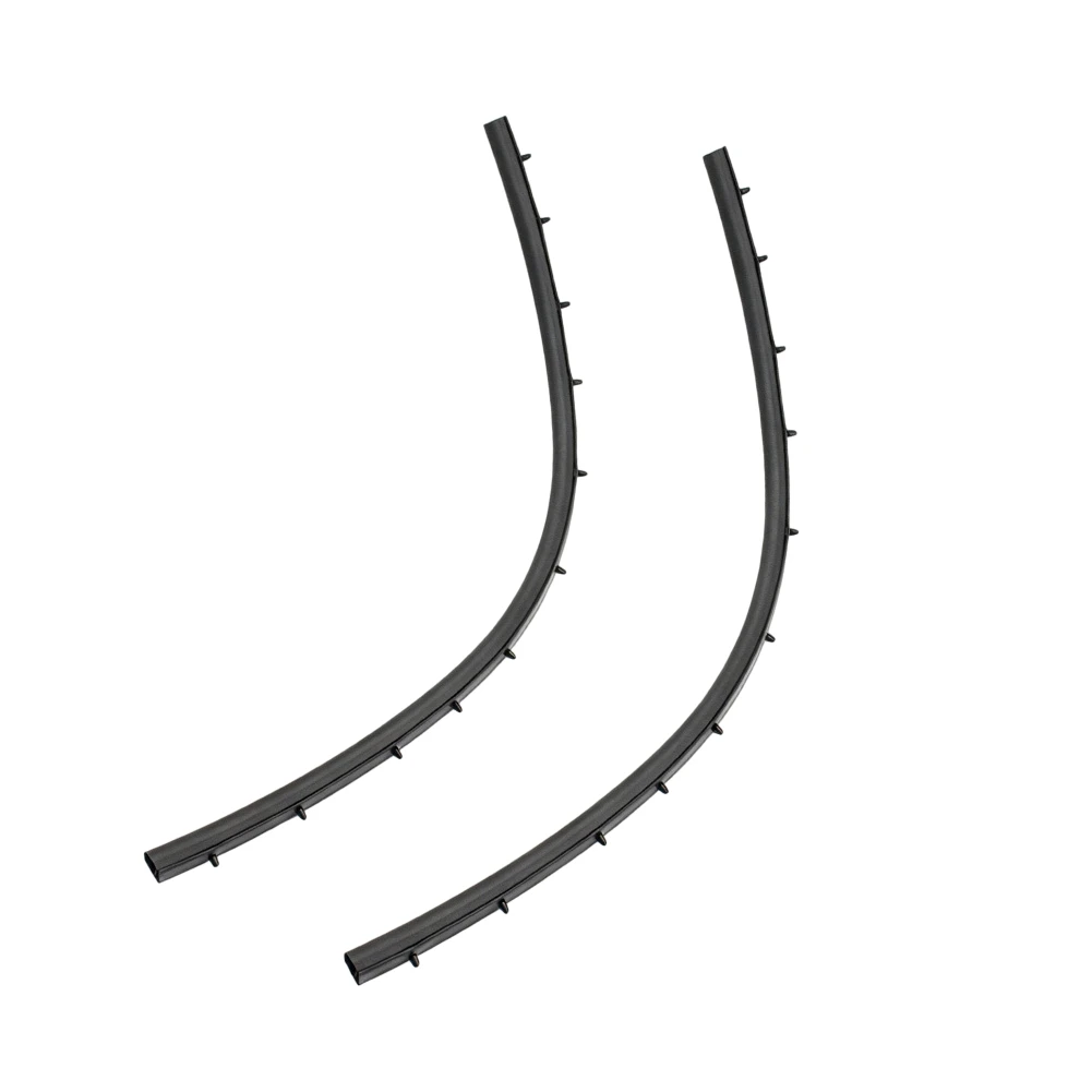 Black Rubber Front Hood Sound Proof Seal Strip Compatible with C3 For 301 For Elysee 2014-2016 Noise Reduction