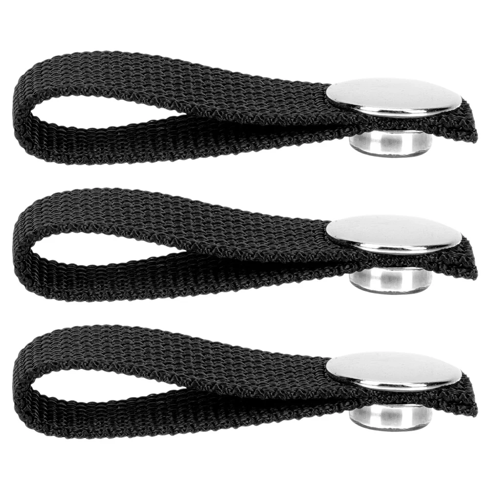 3 قطع من حزام الذقن للهوكي، مادة بوليستر متينة، سهلة الاستخدام، تصميم ثابت، حزام ذقن الهوكي